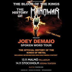 DeMaio Swedish tour poster