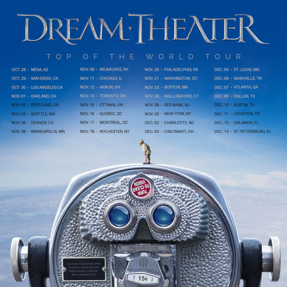Dream Theater to return with "A View From The Top Of The World